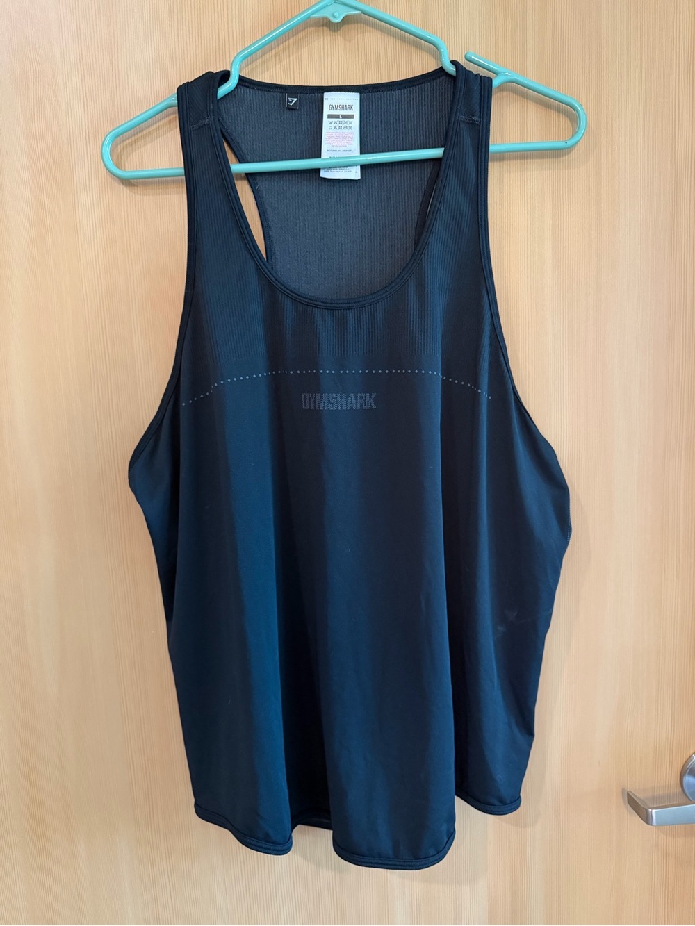Gymshark Black Sleeveless Training Tank Size L